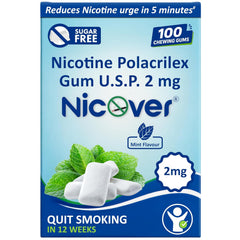 Nicover® Nicotine Gum — Sugar-Free Mint (2mg)