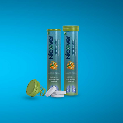 Nicover Lung Detox tablets (20 Effervescent Tablets Each)