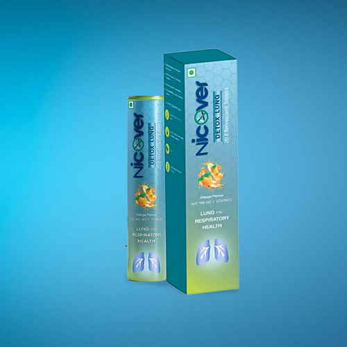 Nicover Lung Detox tablets (20 Effervescent Tablets Each)